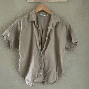 Uniqlo Button Up Top, XS